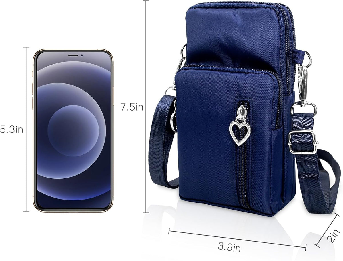 Lightweight Small Crossbody bags Cell Phone Purses Travel Pouch Shoulder Bag for Women - Colors B