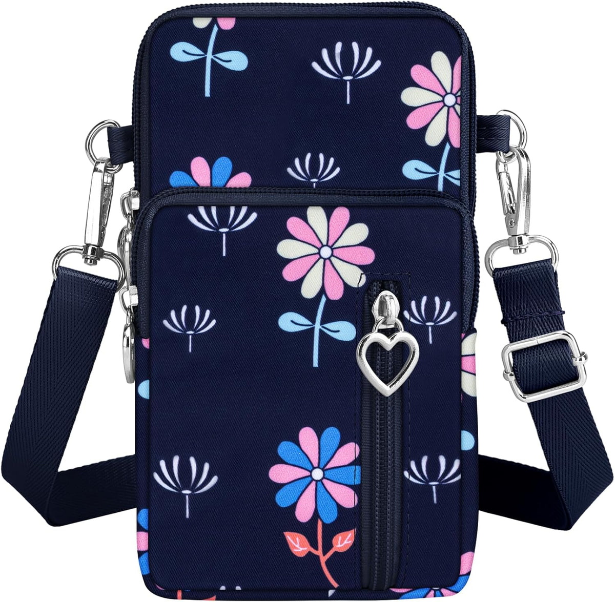 Lightweight Small Crossbody bags Cell Phone Purses Travel Pouch Shoulder Bag for Women - Colors B