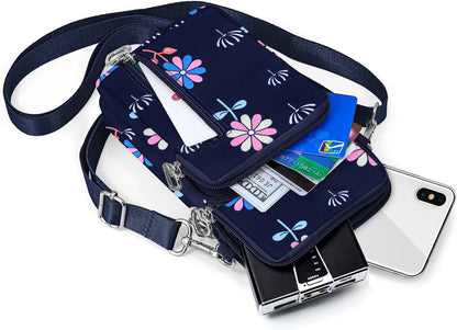 Lightweight Small Crossbody bags Cell Phone Purses Travel Pouch Shoulder Bag for Women - Colors B