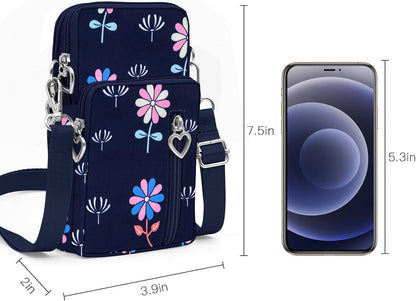 Lightweight Small Crossbody bags Cell Phone Purses Travel Pouch Shoulder Bag for Women - Colors B