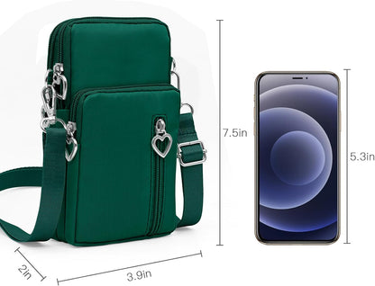 Lightweight Small Crossbody bags Cell Phone Purses Travel Pouch Shoulder Bag for Women - Colors B