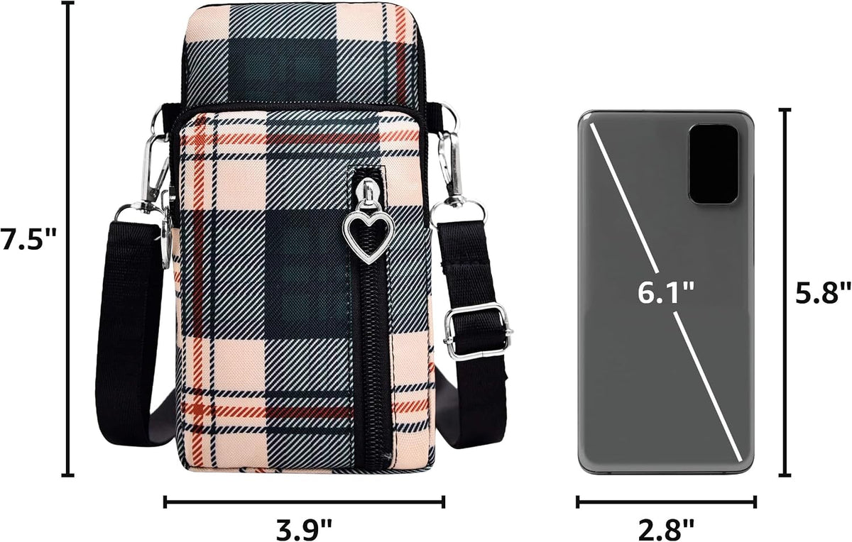 Lightweight Small Crossbody bags Cell Phone Purses Travel Pouch Shoulder Bag for Women - Colors B