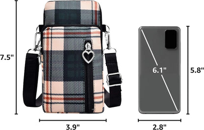 Lightweight Small Crossbody bags Cell Phone Purses Travel Pouch Shoulder Bag for Women - Colors B