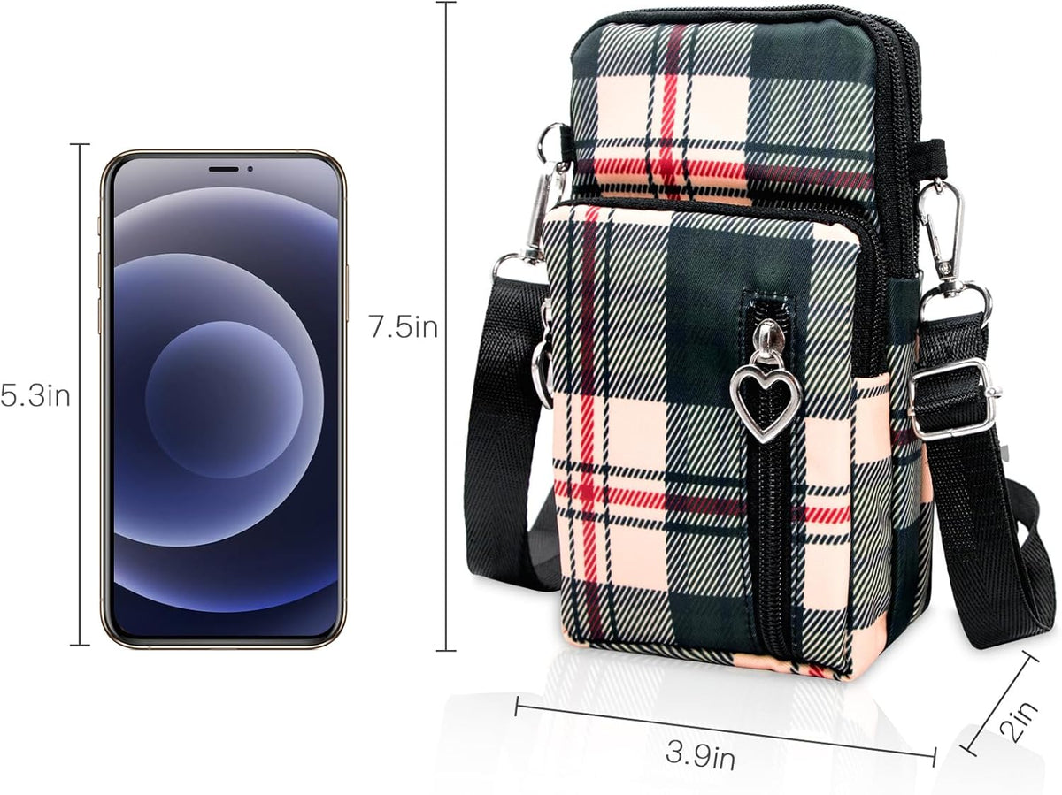 Lightweight Small Crossbody bags Cell Phone Purses Travel Pouch Shoulder Bag for Women - Colors B
