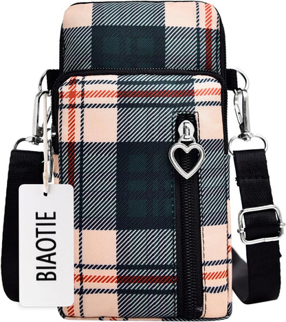 Lightweight Small Crossbody bags Cell Phone Purses Travel Pouch Shoulder Bag for Women - Colors B