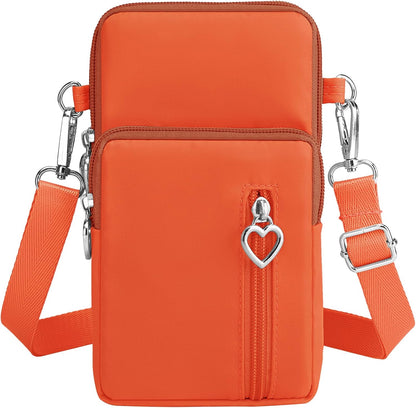 Lightweight Small Crossbody bags Cell Phone Purses Travel Pouch Shoulder Bag for Women - Colors B