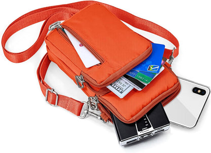 Lightweight Small Crossbody bags Cell Phone Purses Travel Pouch Shoulder Bag for Women - Colors B