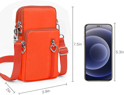 Lightweight Small Crossbody bags Cell Phone Purses Travel Pouch Shoulder Bag for Women - Colors B