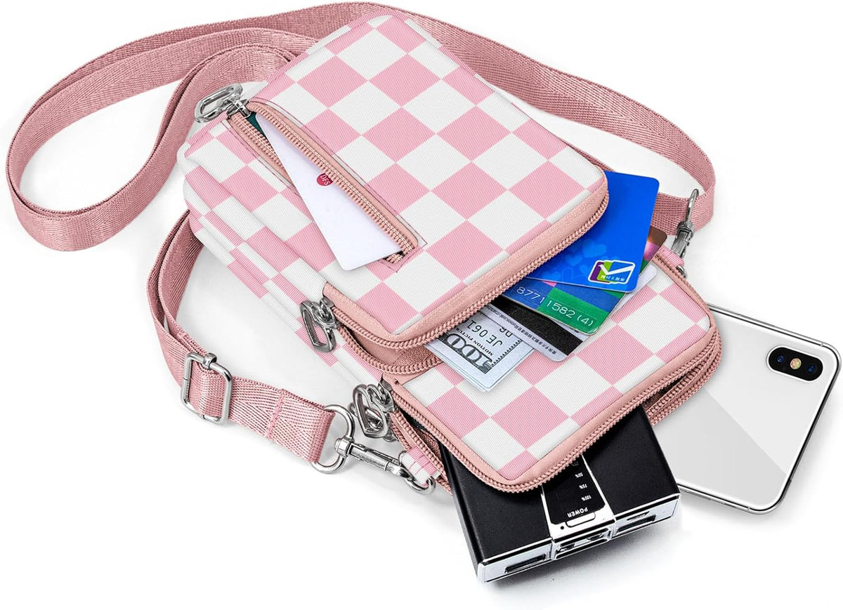 Lightweight Small Crossbody bags Cell Phone Purses Travel Pouch Shoulder Bag for Women - Colors B