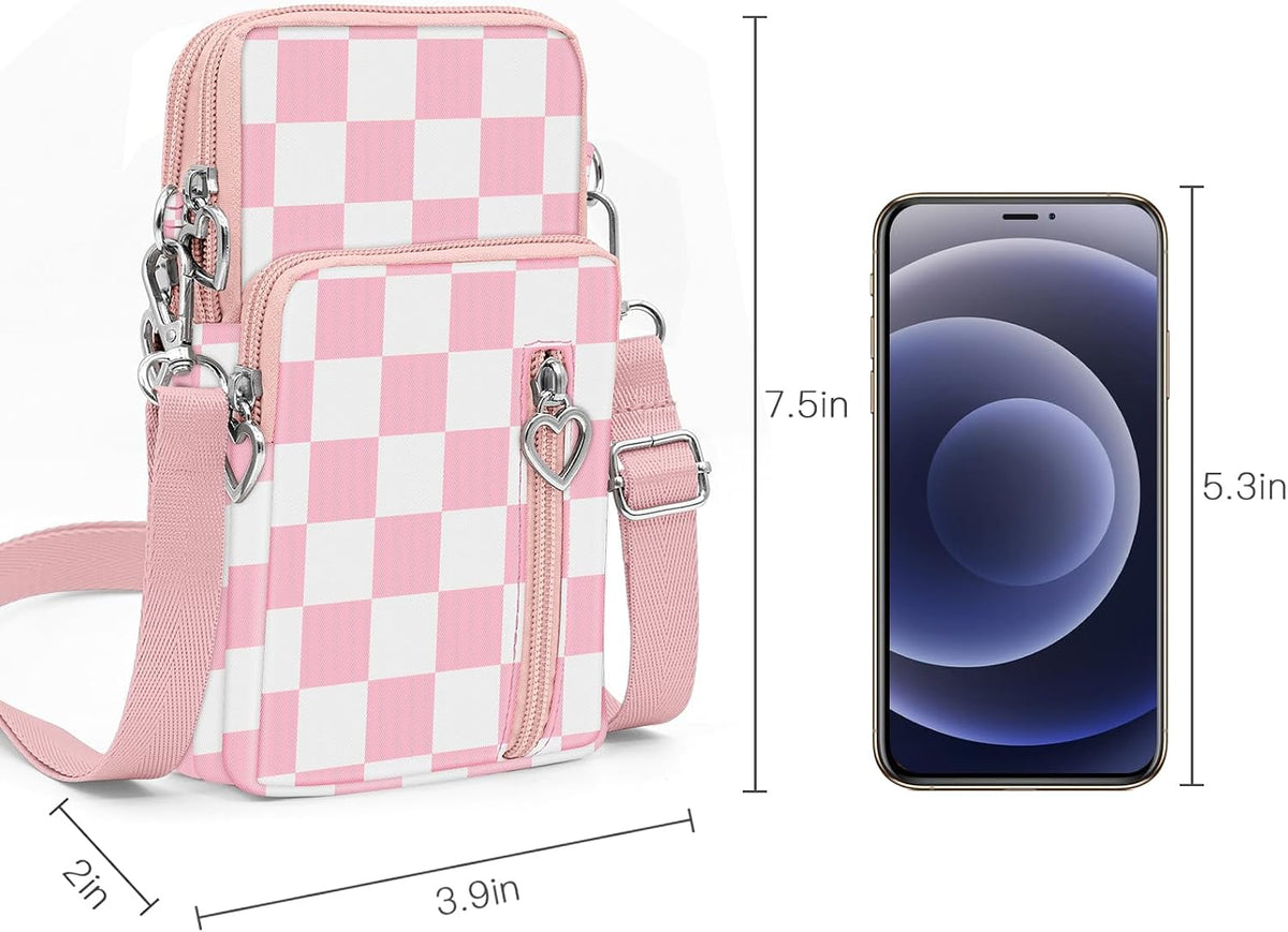 Lightweight Small Crossbody bags Cell Phone Purses Travel Pouch Shoulder Bag for Women - Colors B