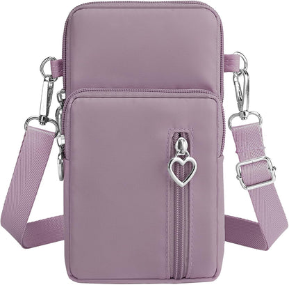 Lightweight Small Crossbody bags Cell Phone Purses Travel Pouch Shoulder Bag for Women - Colors B