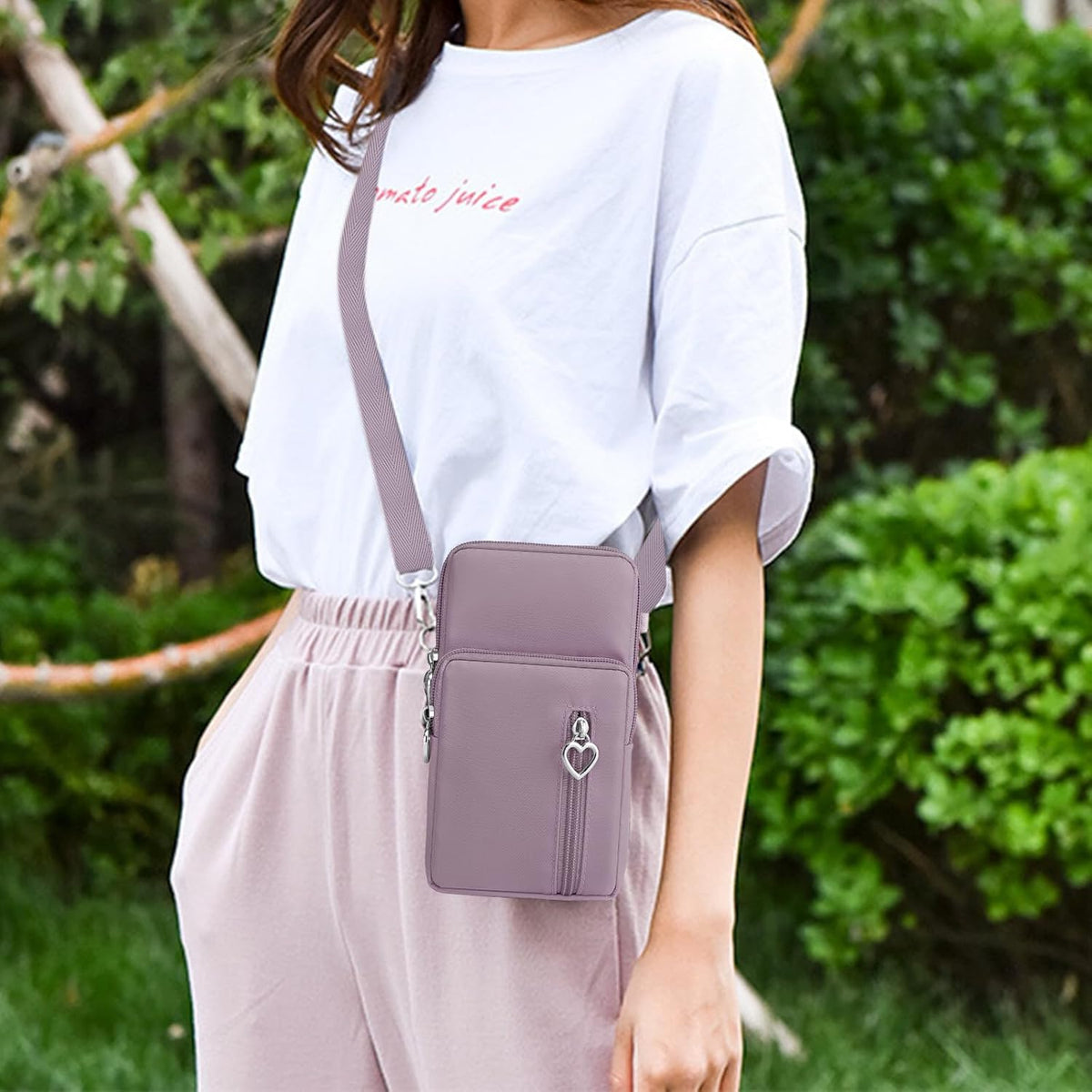 Lightweight Small Crossbody bags Cell Phone Purses Travel Pouch Shoulder Bag for Women - Colors B