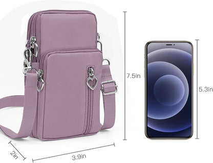 Lightweight Small Crossbody bags Cell Phone Purses Travel Pouch Shoulder Bag for Women - Colors B