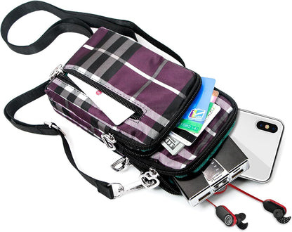 Lightweight Small Crossbody bags Cell Phone Purses Travel Pouch Shoulder Bag for Women - Colors B