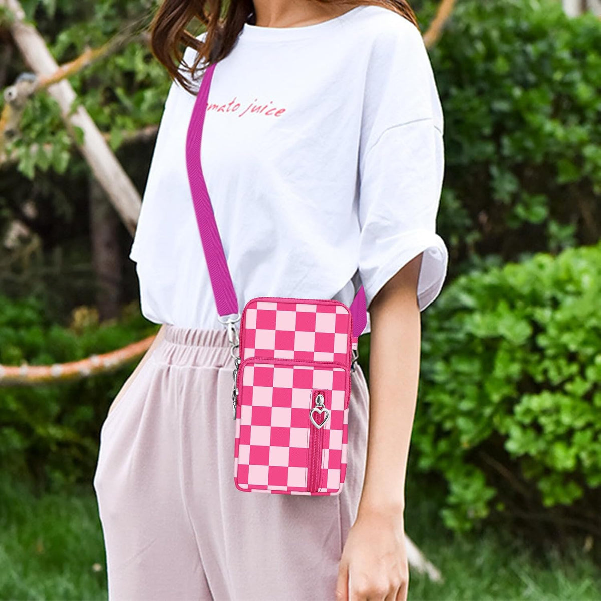 Lightweight Small Crossbody bags Cell Phone Purses Travel Pouch Shoulder Bag for Women - Colors B