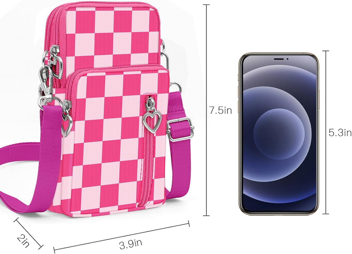 Lightweight Small Crossbody bags Cell Phone Purses Travel Pouch Shoulder Bag for Women - Colors B
