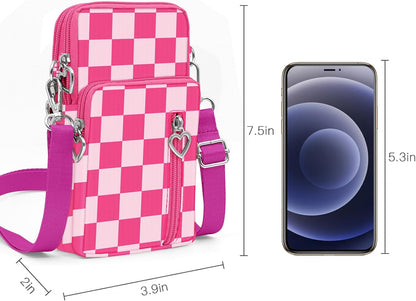 Lightweight Small Crossbody bags Cell Phone Purses Travel Pouch Shoulder Bag for Women - Colors B