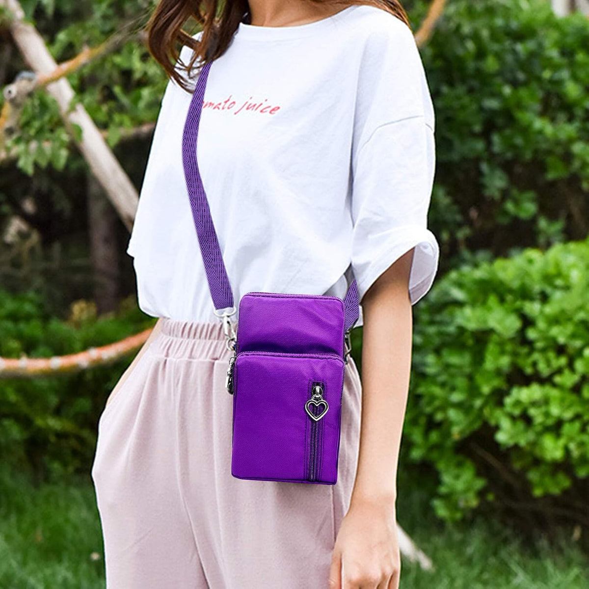 Lightweight Small Crossbody bags Cell Phone Purses Travel Pouch Shoulder Bag for Women - Colors B