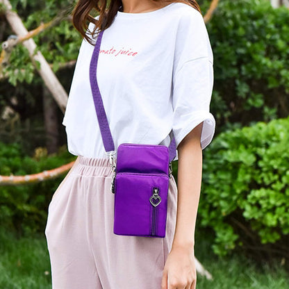 Lightweight Small Crossbody bags Cell Phone Purses Travel Pouch Shoulder Bag for Women - Colors B
