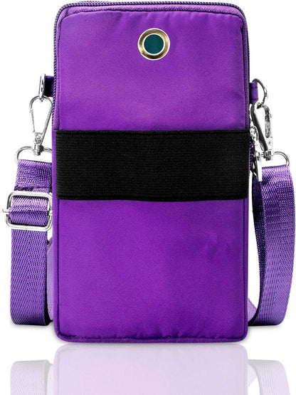 Lightweight Small Crossbody bags Cell Phone Purses Travel Pouch Shoulder Bag for Women - Colors B