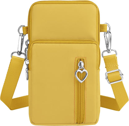 Lightweight Small Crossbody bags Cell Phone Purses Travel Pouch Shoulder Bag for Women - Colors B