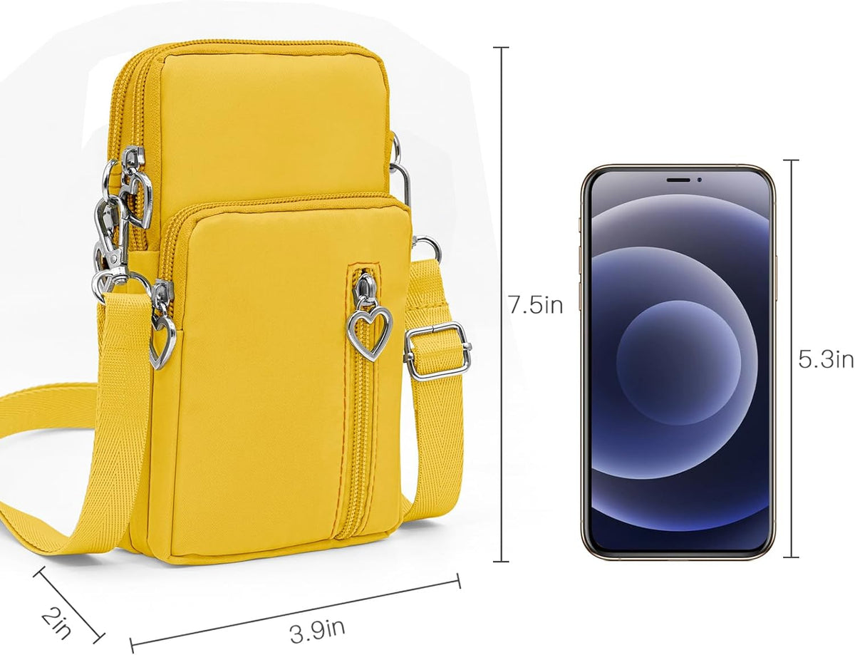 Lightweight Small Crossbody bags Cell Phone Purses Travel Pouch Shoulder Bag for Women - Colors B
