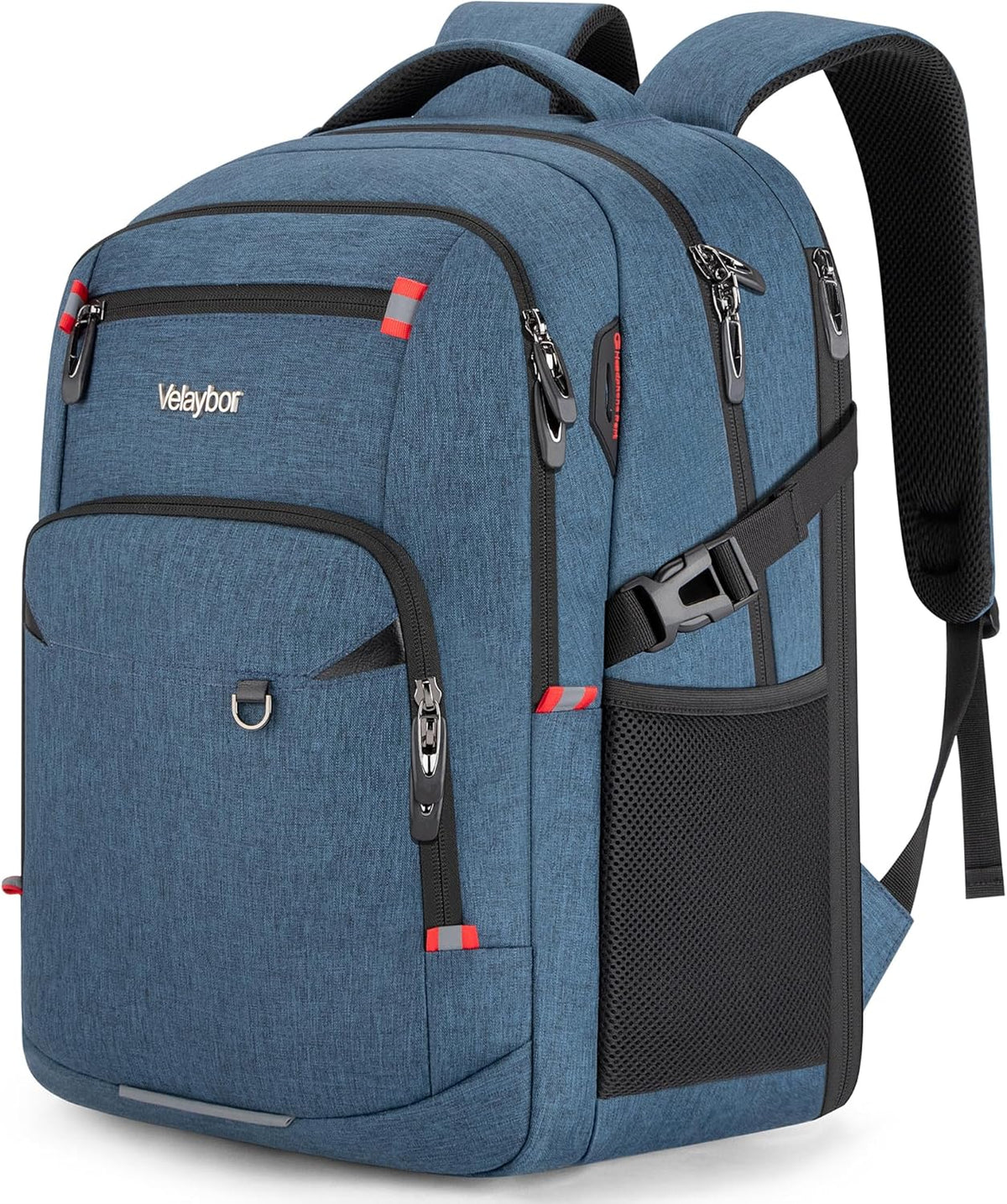 40L Expandable Laptop Backpack, Anti-thief Travel Backpack with USB Charging Port, Airline Approved Business Waterproof Carry on Luggage, Fits 15.6" Laptop for Men Women