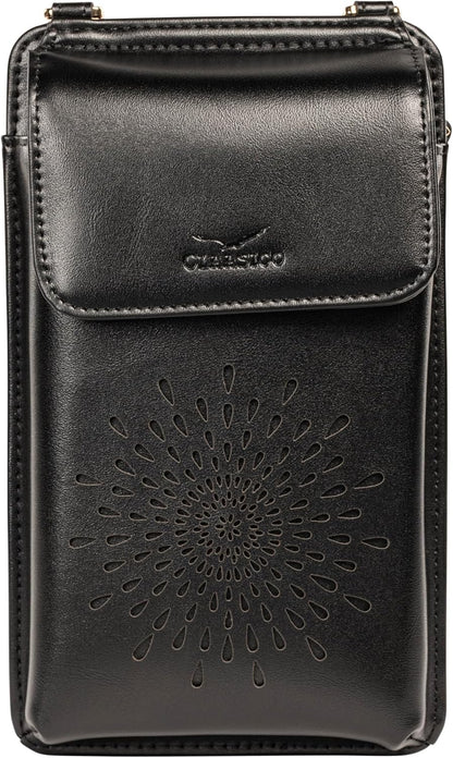 Crossbody Phone Purse for Women – RFID Phone Case Wallet w/Magnetic Closure & Separate Zipper Pocket Crossbody Bag