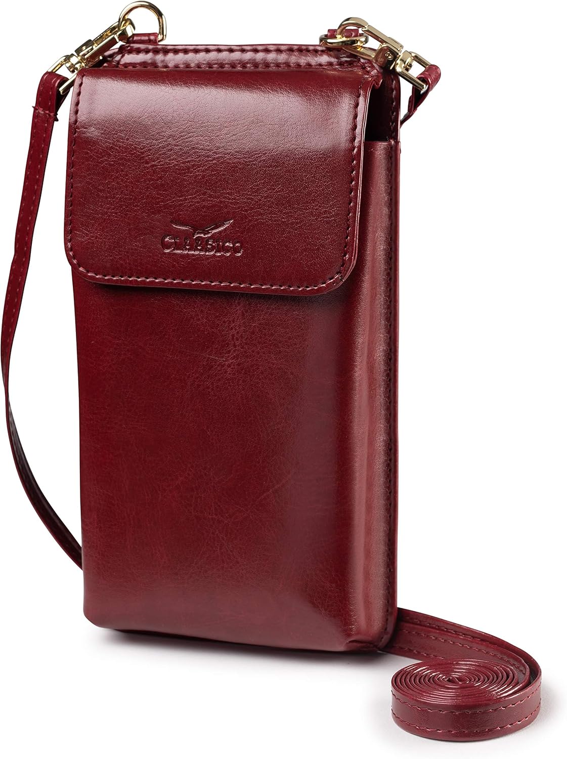 Crossbody Phone Purse for Women – RFID Phone Case Wallet w/Magnetic Closure & Separate Zipper Pocket Crossbody Bag