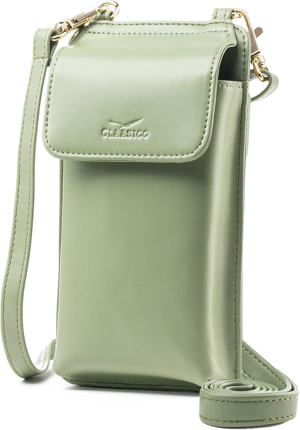Crossbody Phone Purse for Women – RFID Phone Case Wallet w/Magnetic Closure & Separate Zipper Pocket Crossbody Bag