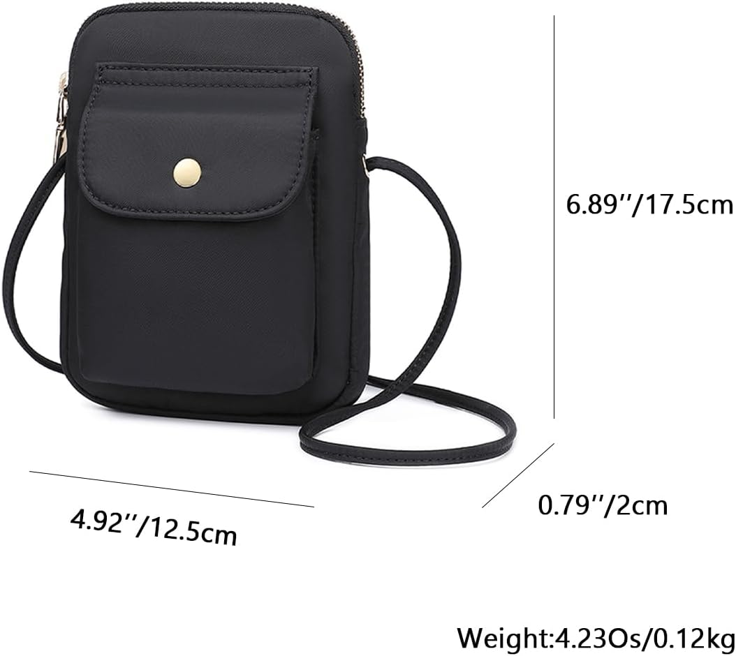 nylon Crossbody Lanyard Mobile Phone Bag Stylish Accessory With Adjustable Strap - Colors A