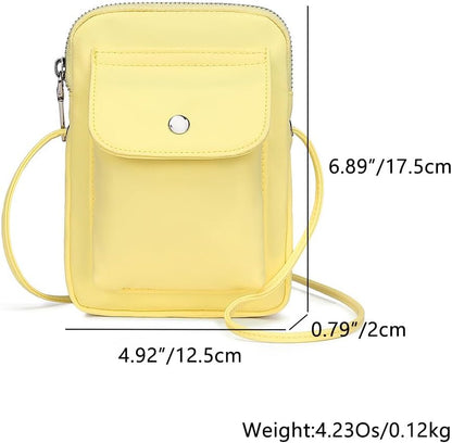 nylon Crossbody Lanyard Mobile Phone Bag Stylish Accessory With Adjustable Strap - Colors A