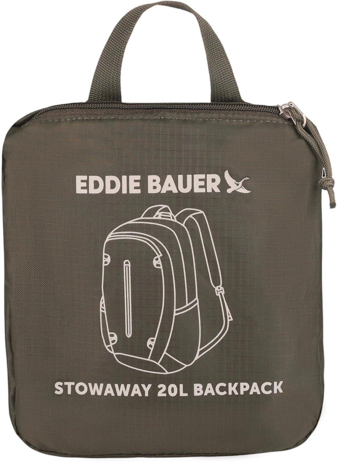 Stowaway Packable Backpack | Travel | Outdoor | Lightweight | Foldable | Durable | Ripstop Polyester | 30L - Dark Forest