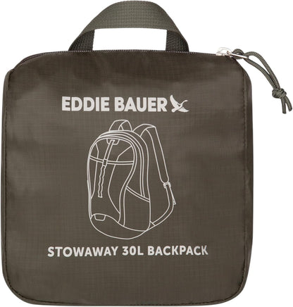 Stowaway Packable Backpack | Travel | Outdoor | Lightweight | Foldable | Durable | Ripstop Polyester | 30L - Dark Forest
