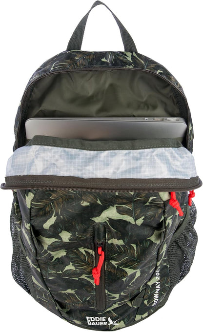 Stowaway Packable Backpack | Travel | Outdoor | Lightweight | Foldable | Durable | Ripstop Polyester | 30L - Dark Forest