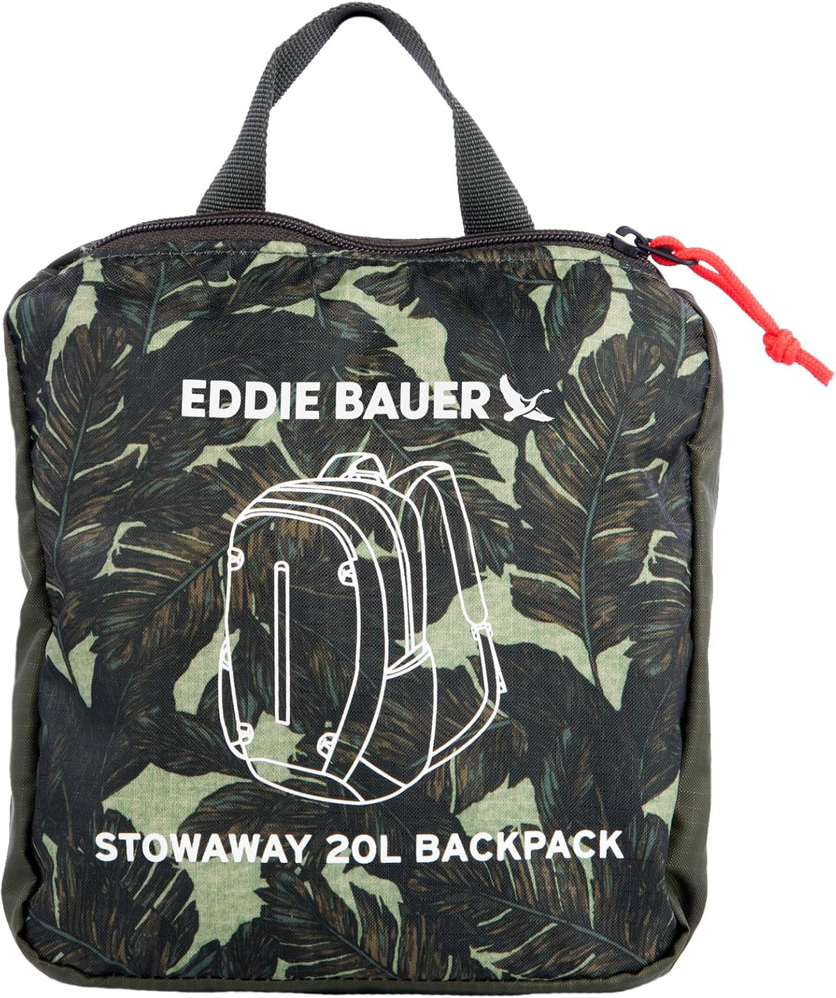 Stowaway Packable Backpack | Travel | Outdoor | Lightweight | Foldable | Durable | Ripstop Polyester | 30L - Dark Forest