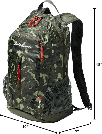 Stowaway Packable Backpack | Travel | Outdoor | Lightweight | Foldable | Durable | Ripstop Polyester | 30L - Dark Forest