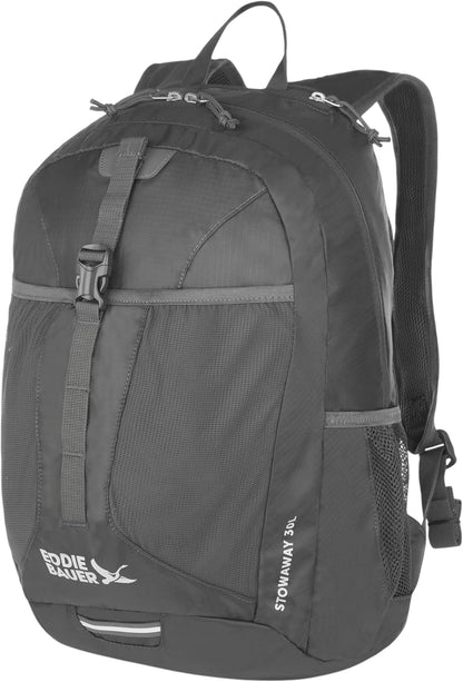 Stowaway Packable Backpack | Travel | Outdoor | Lightweight | Foldable | Durable | Ripstop Polyester | 30L - Dark Forest