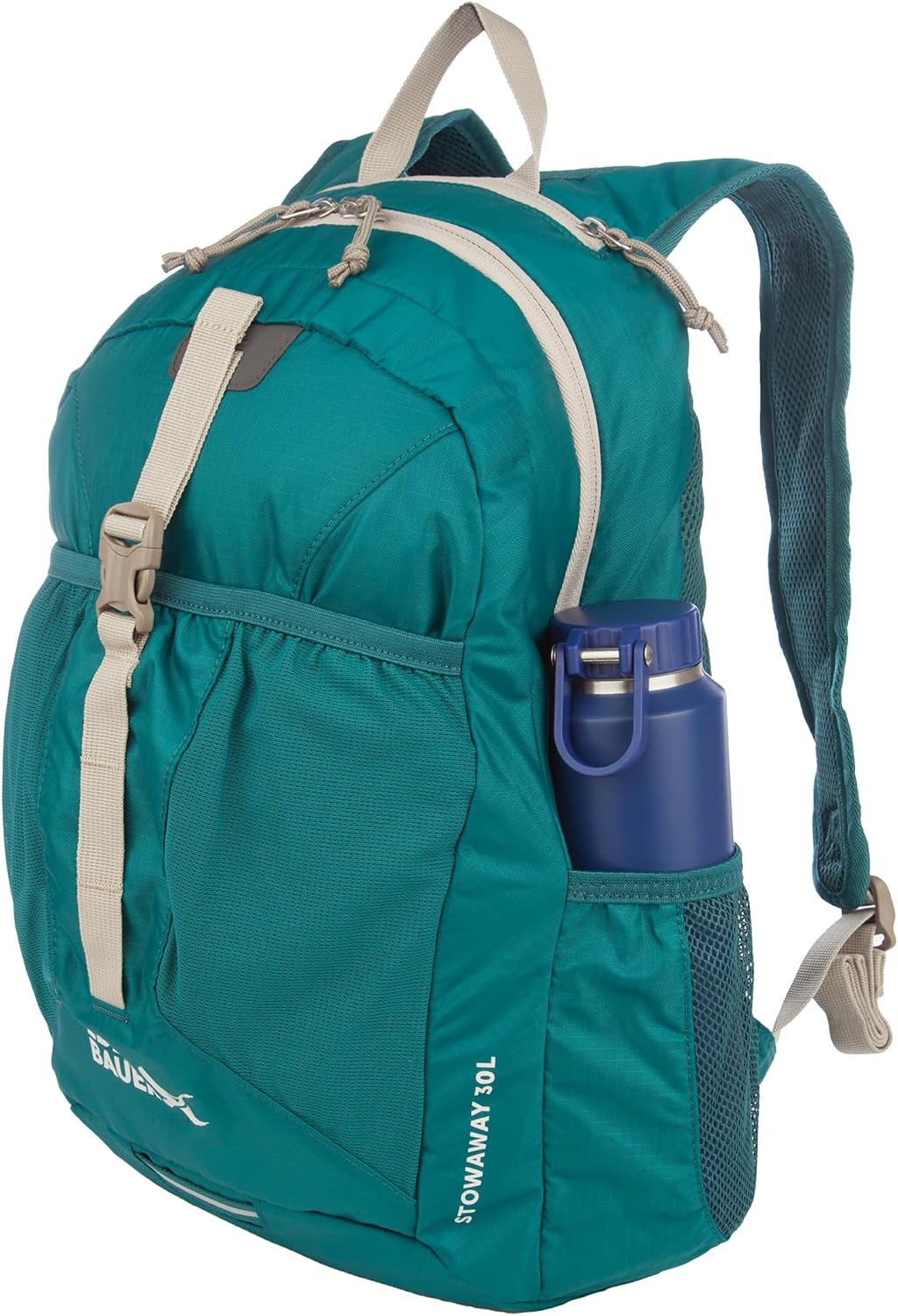 Stowaway Packable Backpack | Travel | Outdoor | Lightweight | Foldable | Durable | Ripstop Polyester | 30L - Dark Forest