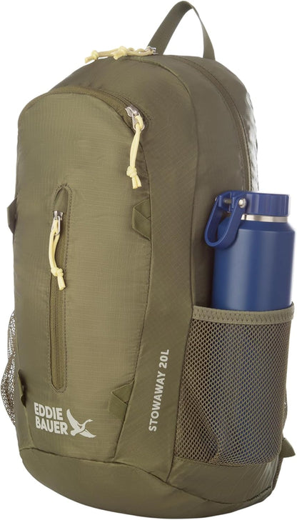 Stowaway Packable Backpack | Travel | Outdoor | Lightweight | Foldable | Durable | Ripstop Polyester | 30L - Dark Forest