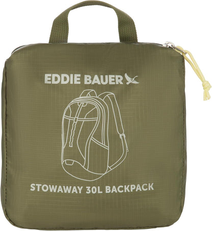 Stowaway Packable Backpack | Travel | Outdoor | Lightweight | Foldable | Durable | Ripstop Polyester | 30L - Dark Forest