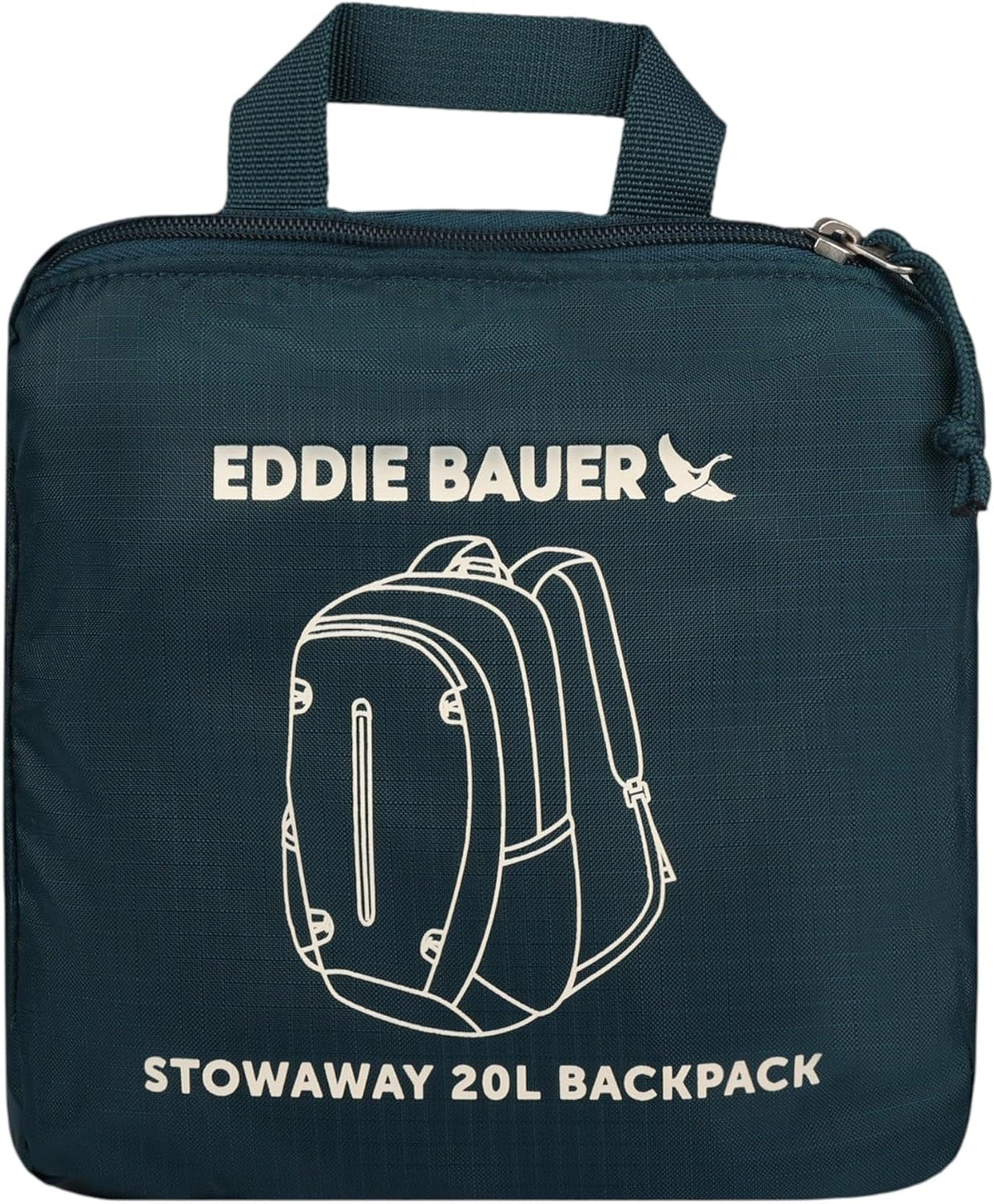 Stowaway Packable Backpack | Travel | Outdoor | Lightweight | Foldable | Durable | Ripstop Polyester | 30L - Dark Forest