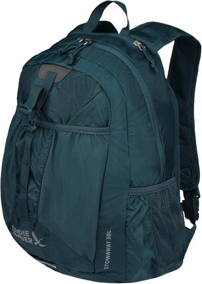 Stowaway Packable Backpack | Travel | Outdoor | Lightweight | Foldable | Durable | Ripstop Polyester | 30L - Dark Forest