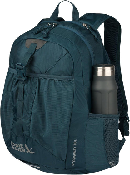 Stowaway Packable Backpack | Travel | Outdoor | Lightweight | Foldable | Durable | Ripstop Polyester | 30L - Dark Forest