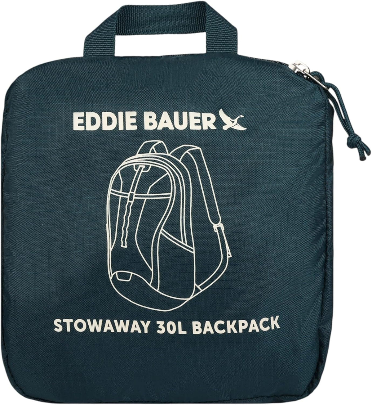 Stowaway Packable Backpack | Travel | Outdoor | Lightweight | Foldable | Durable | Ripstop Polyester | 30L - Dark Forest