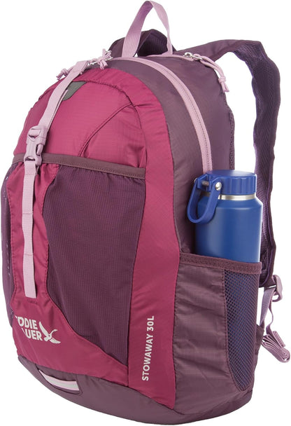 Stowaway Packable Backpack | Travel | Outdoor | Lightweight | Foldable | Durable | Ripstop Polyester | 30L - Dark Forest