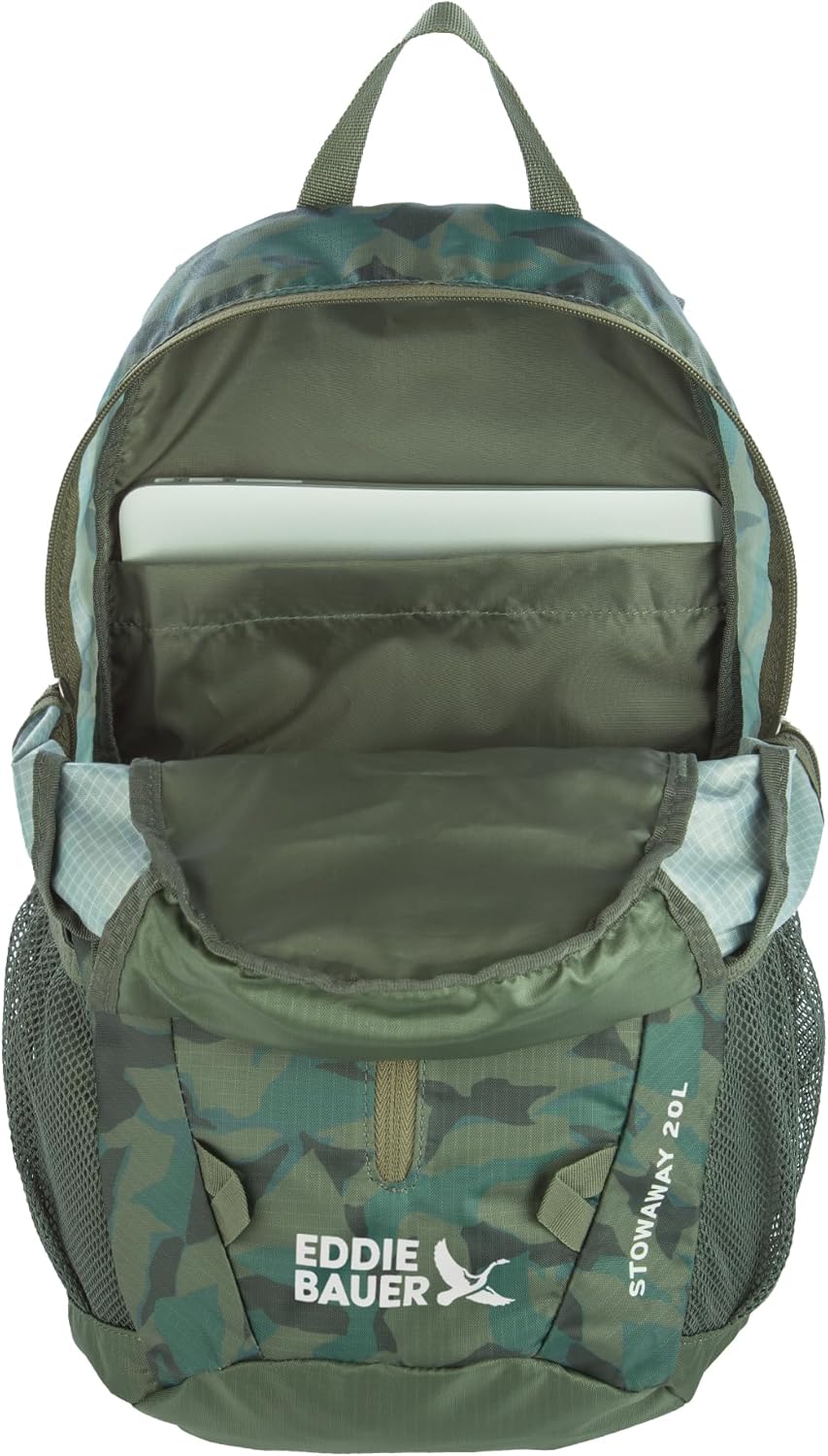 Stowaway Packable Backpack | Travel | Outdoor | Lightweight | Foldable | Durable | Ripstop Polyester | 30L - Dark Forest
