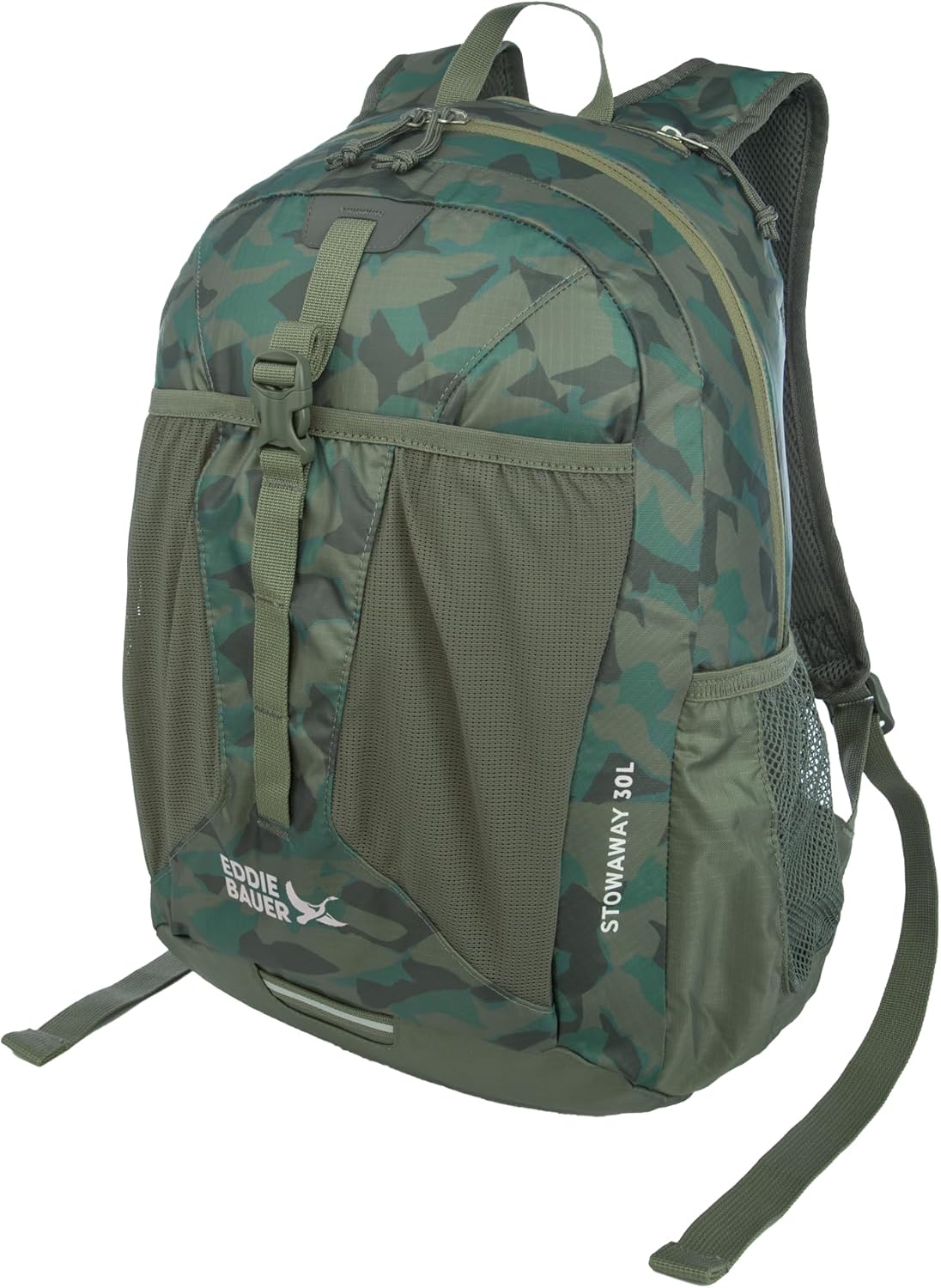 Stowaway Packable Backpack | Travel | Outdoor | Lightweight | Foldable | Durable | Ripstop Polyester | 30L - Dark Forest