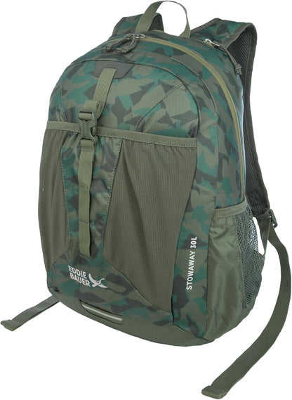 Stowaway Packable Backpack | Travel | Outdoor | Lightweight | Foldable | Durable | Ripstop Polyester | 30L - Dark Forest
