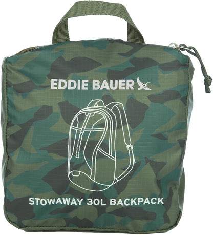 Stowaway Packable Backpack | Travel | Outdoor | Lightweight | Foldable | Durable | Ripstop Polyester | 30L - Dark Forest